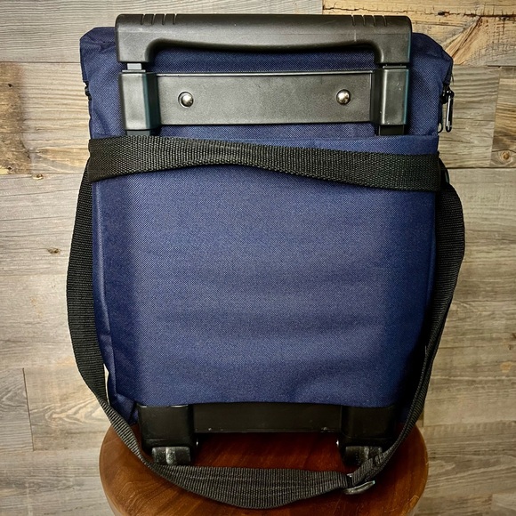 🍷🍾 WINE Tote/Roller/Carry Caddy (Adjustable, On-the-Go); also Champagne - Picture 14 of 16